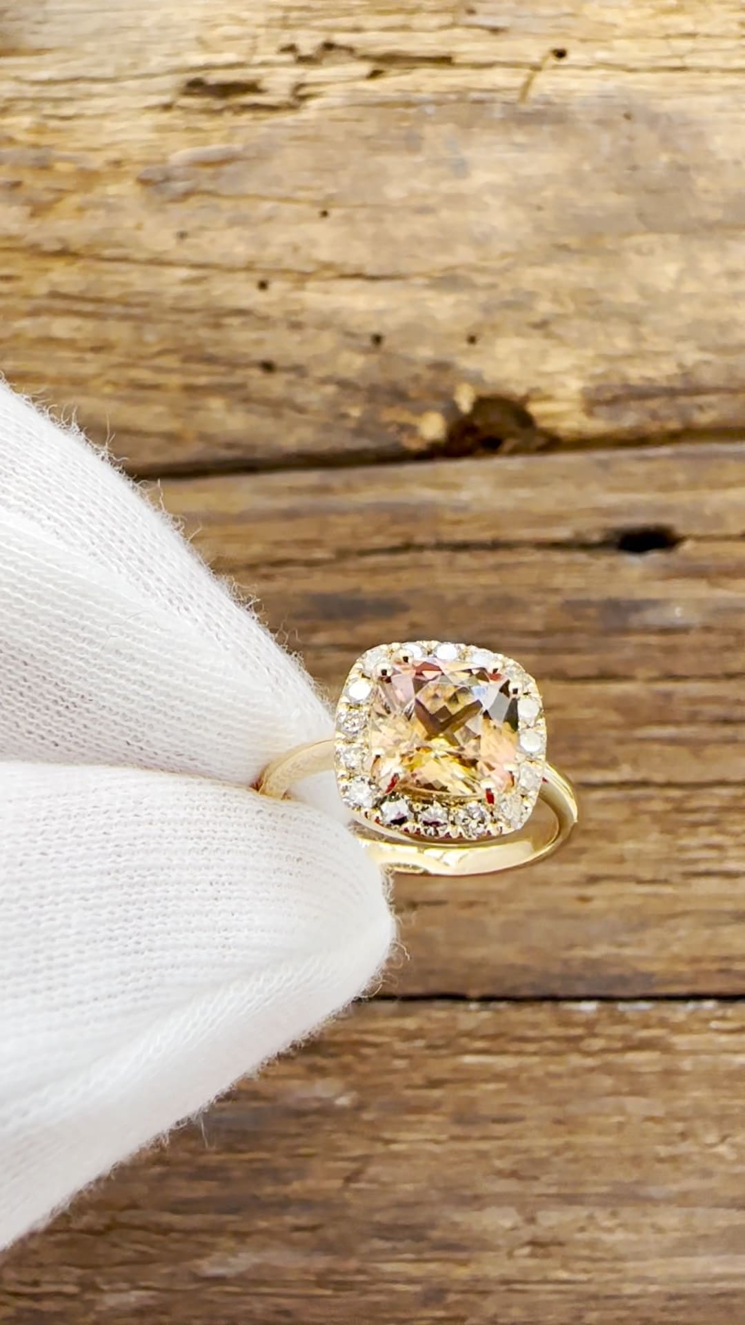Anello in Oro Giallo 18KT - Tormalina