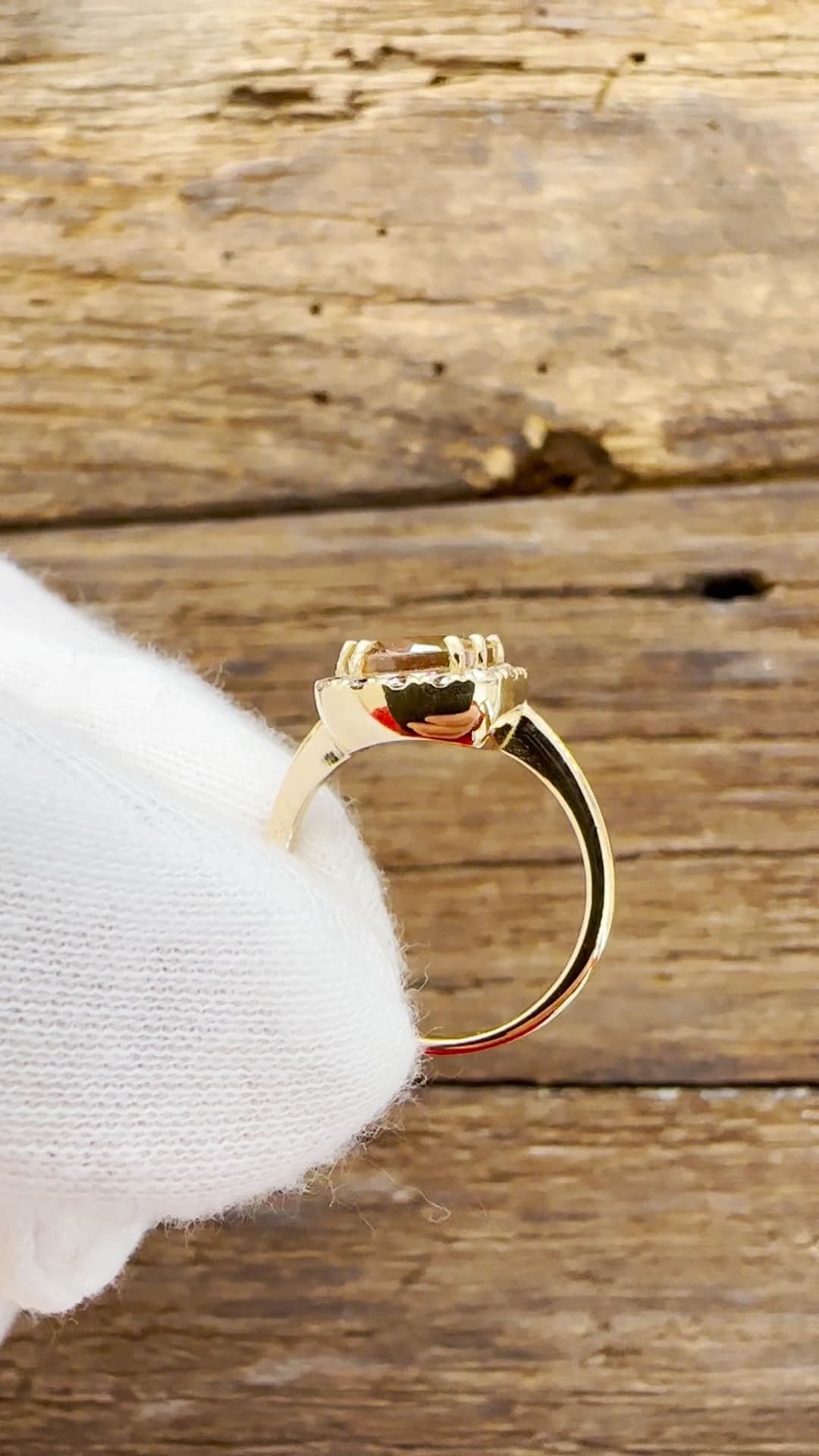 Anello in Oro Giallo 18KT - Tormalina