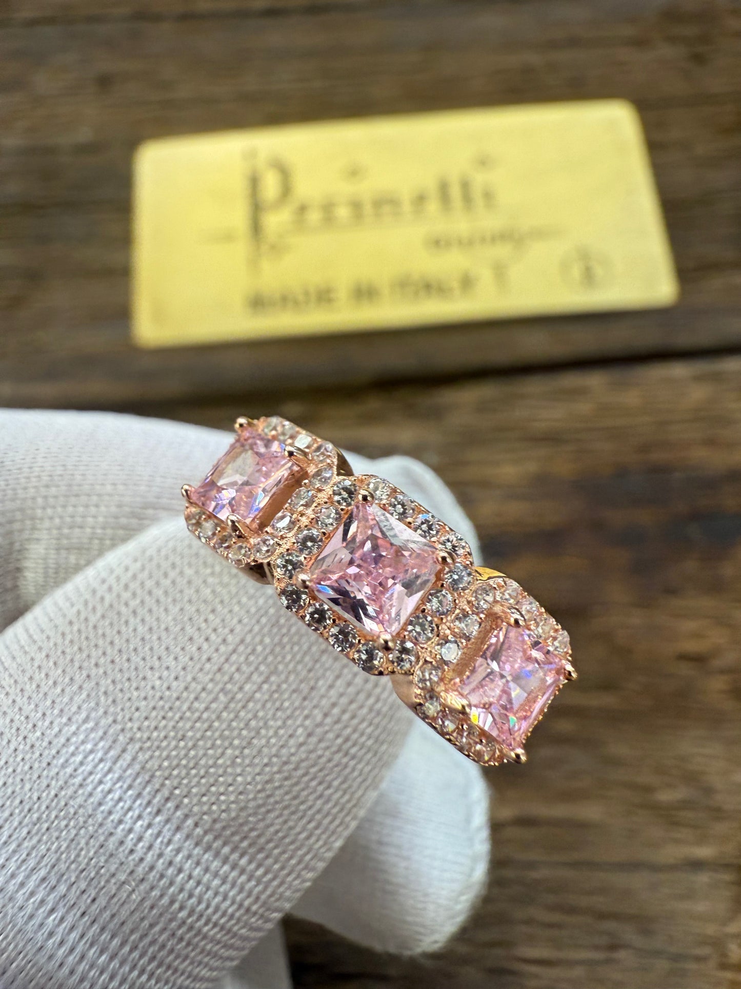 Anello trilogy argento 925% rosé