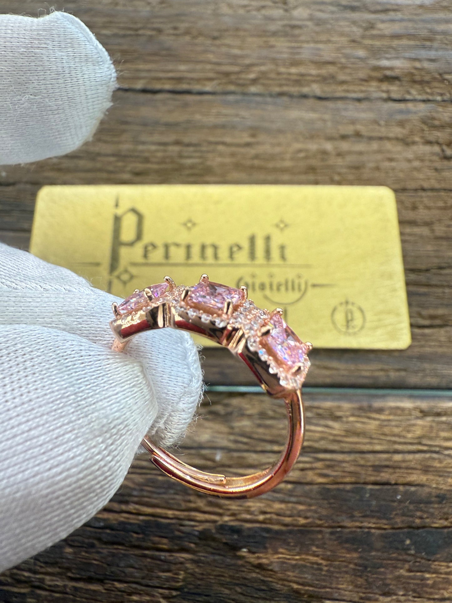 Anello trilogy argento 925% rosé