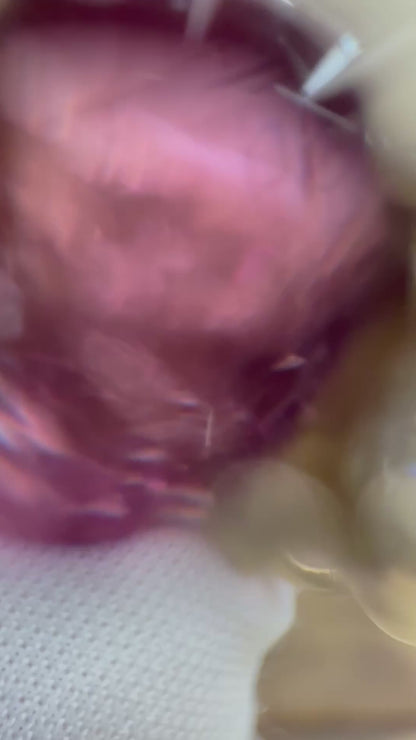 Anello Rubino e Diamanti intrecciato